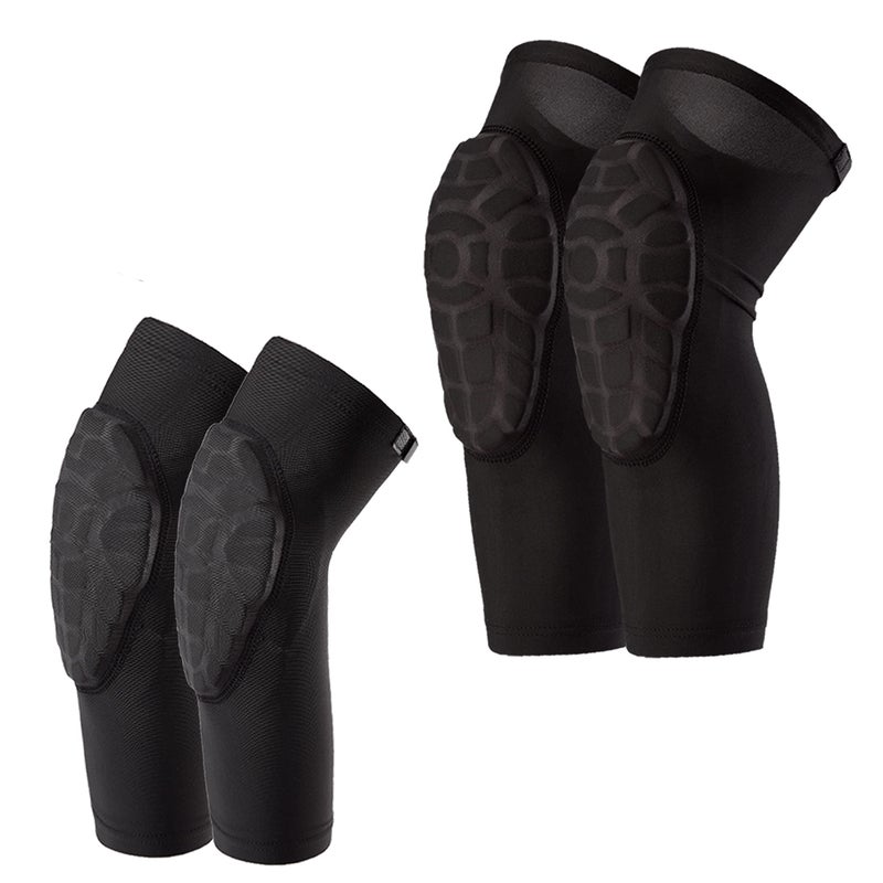 VIWINVELA Kids Knee Pads and Elbow Pads Set Toddler Soft Protective Gear Black M - Image 1